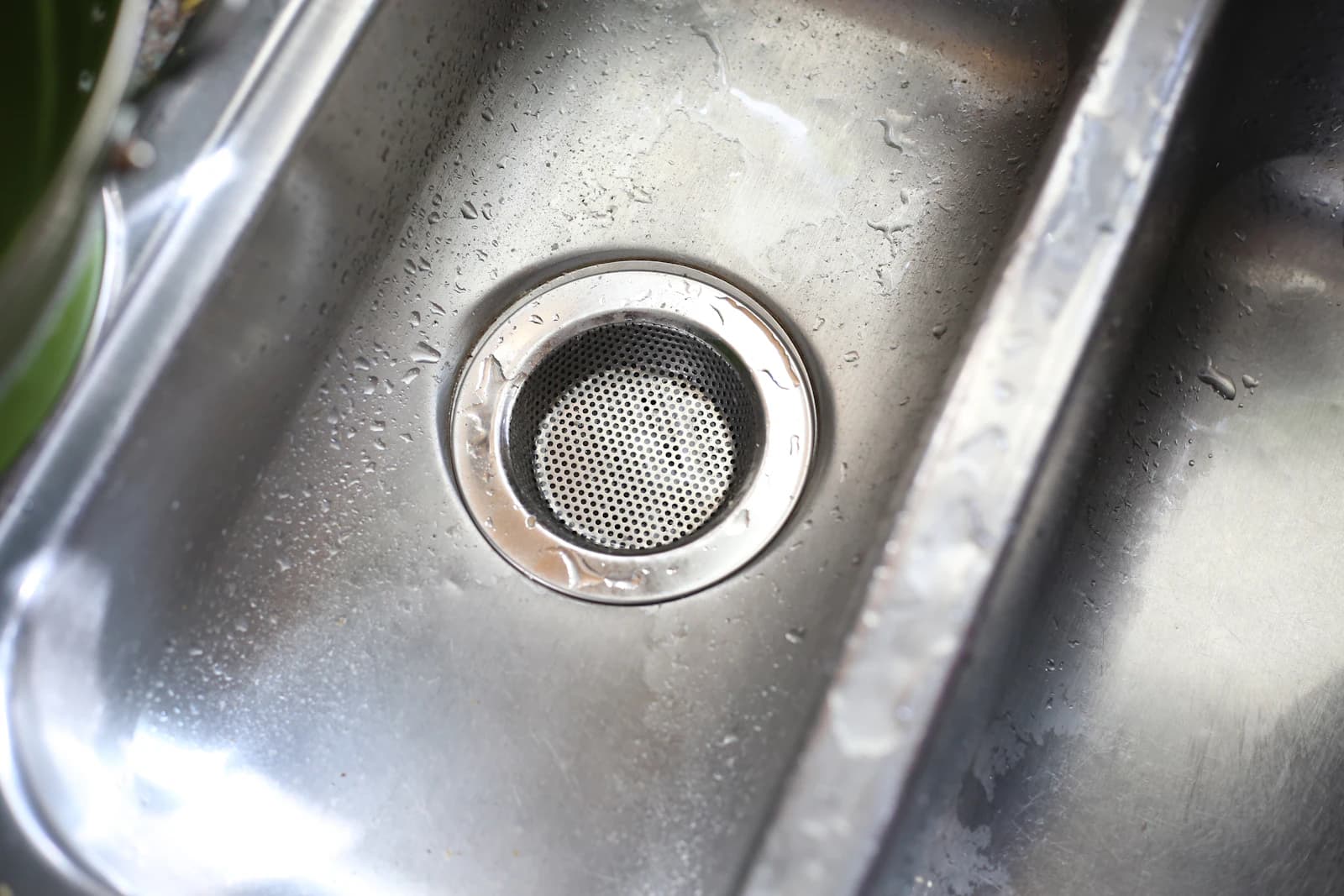 Stainless steel kitchen sink drain